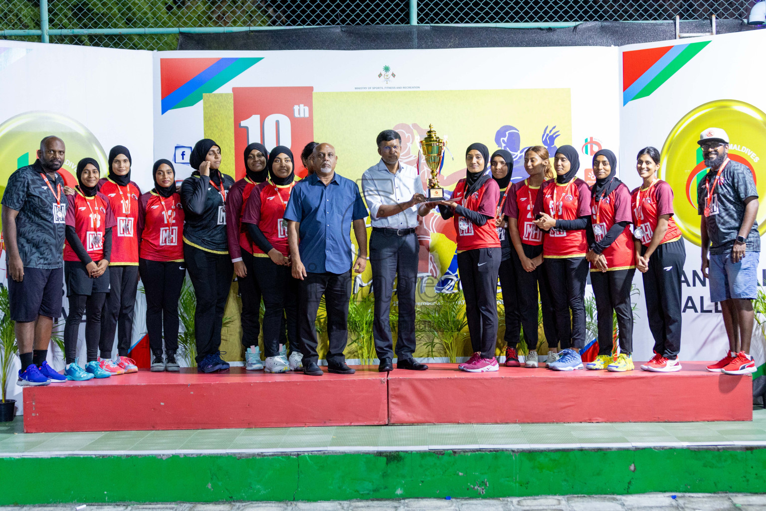 Division one Final 10th National Handball Tournament 2023, held in Handball ground, Male', Maldives on Saturday, 13th January 2023 Photos: Nausham Waheed/ Images.mv