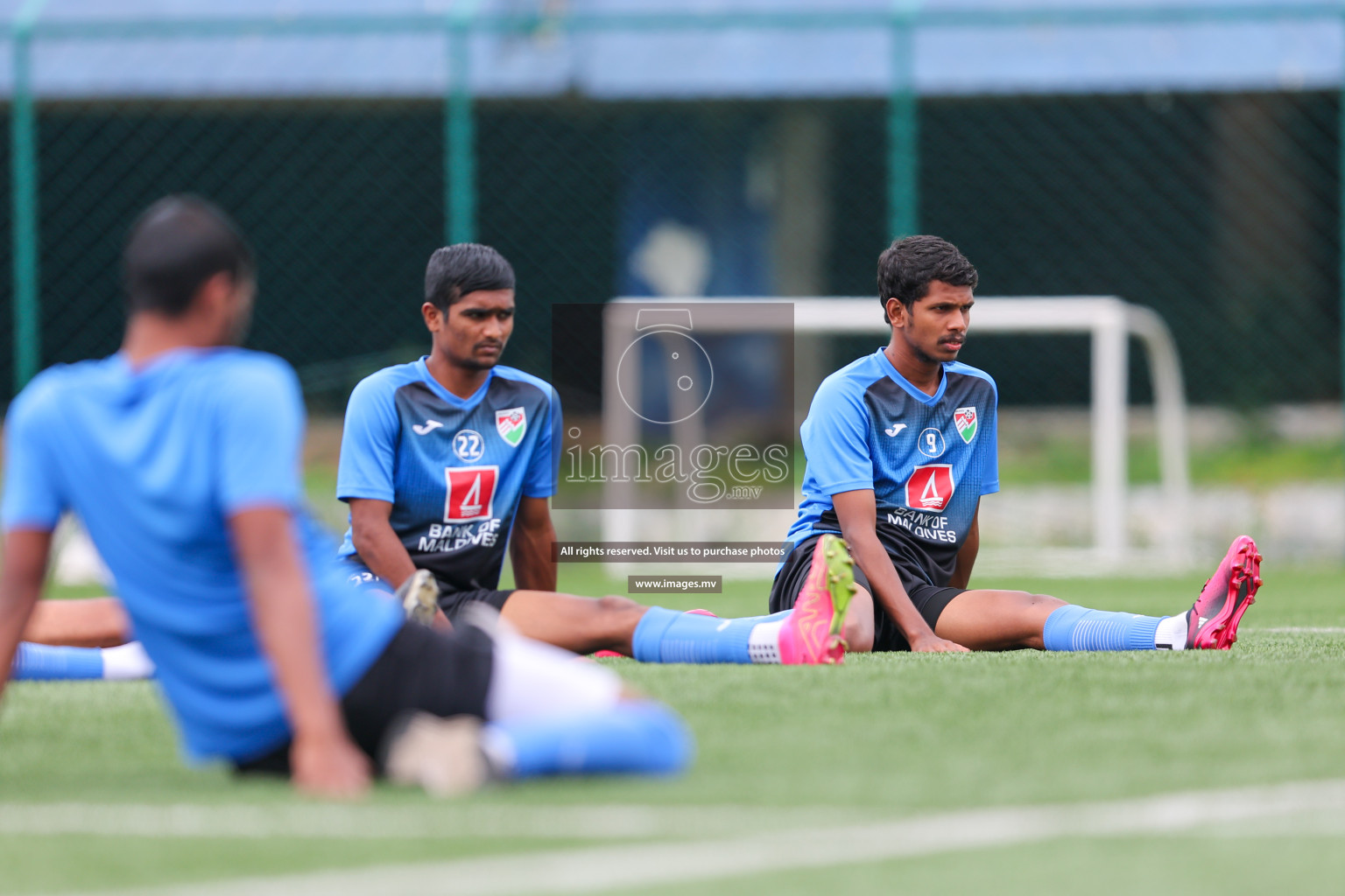 Maldives Practice Sessions on 26 June 2023 before their match in Bangabandhu SAFF Championship 2023 held in Bengaluru Football Ground