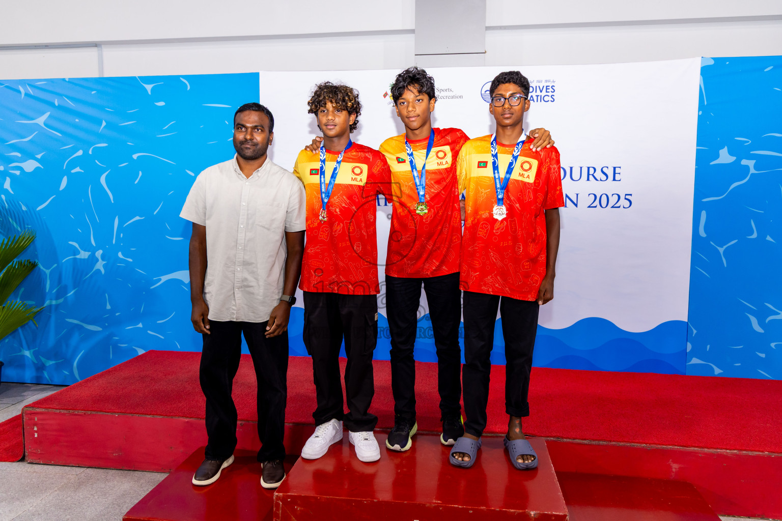 Closing Ceremony of 1st National Short Course Swimming Competition held in Hulhumale', Maldives on Thursday, 19th June 2025. Photos: Nausham Waheed / images.mv