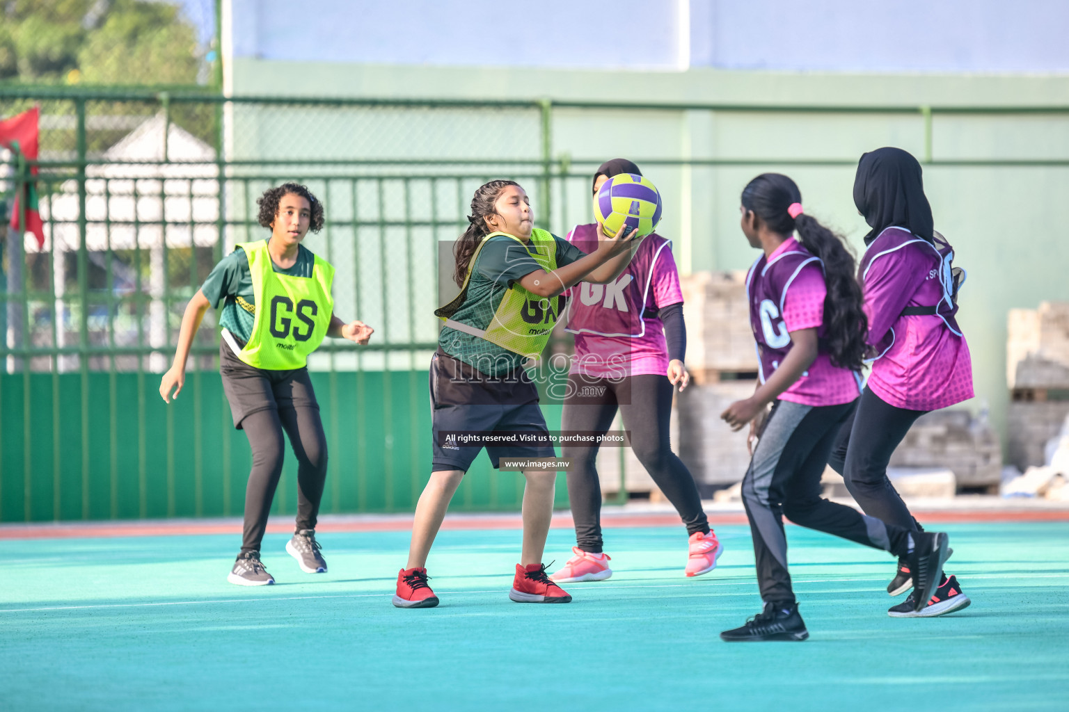 Day 7 of Junior Netball Championship 2022 on 11th March 2022 held in Male', Maldives. Photos by Nausham Waheed