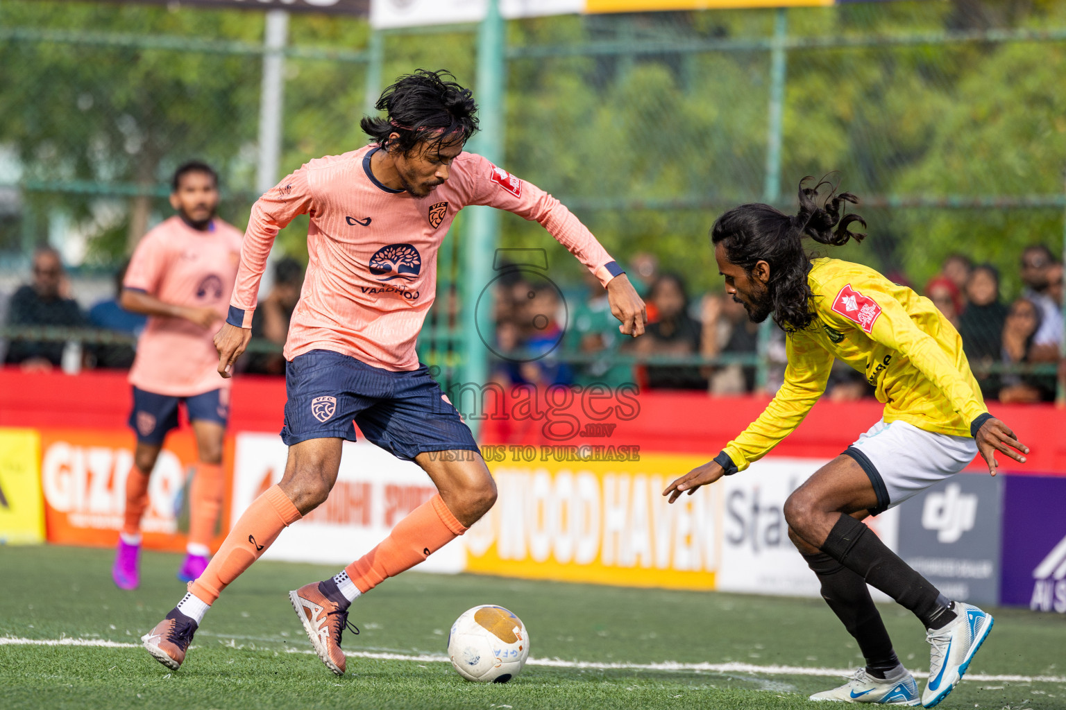 GDh Vaadhoo vs GDh Gadhdhoo in Day 12 of Golden Futsal Challenge 2025 was held on Thursday, 16th January 2025, in Hulhumale', Maldives Photos: Ismail Thoriq / images.mv