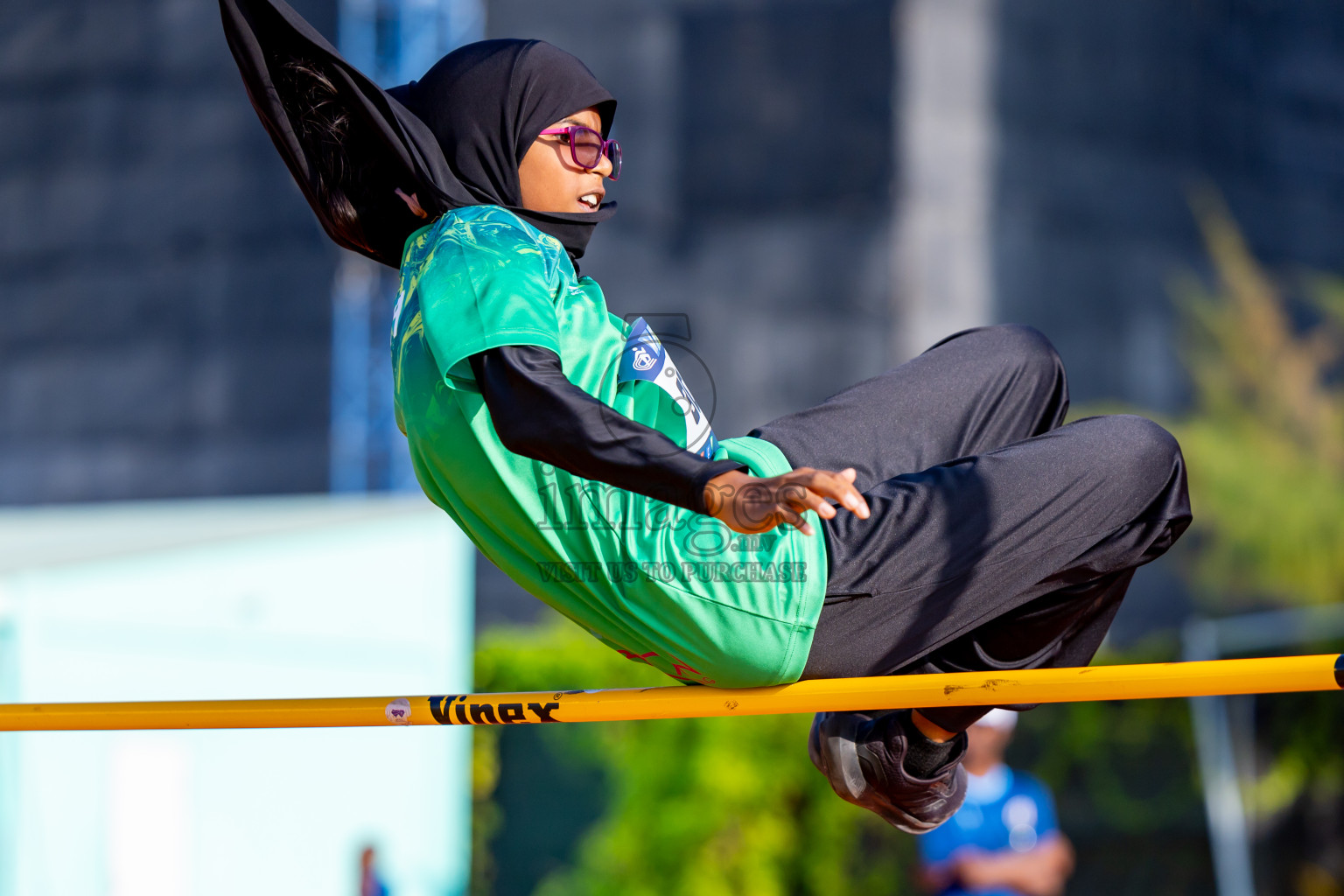 Day 4 of MWSC Interschool Athletics Championships 2024 held in Hulhumale Running Track, Hulhumale, Maldives on Tuesday, 12th November 2024. Photos by: Nausham Waheed / Images.mv