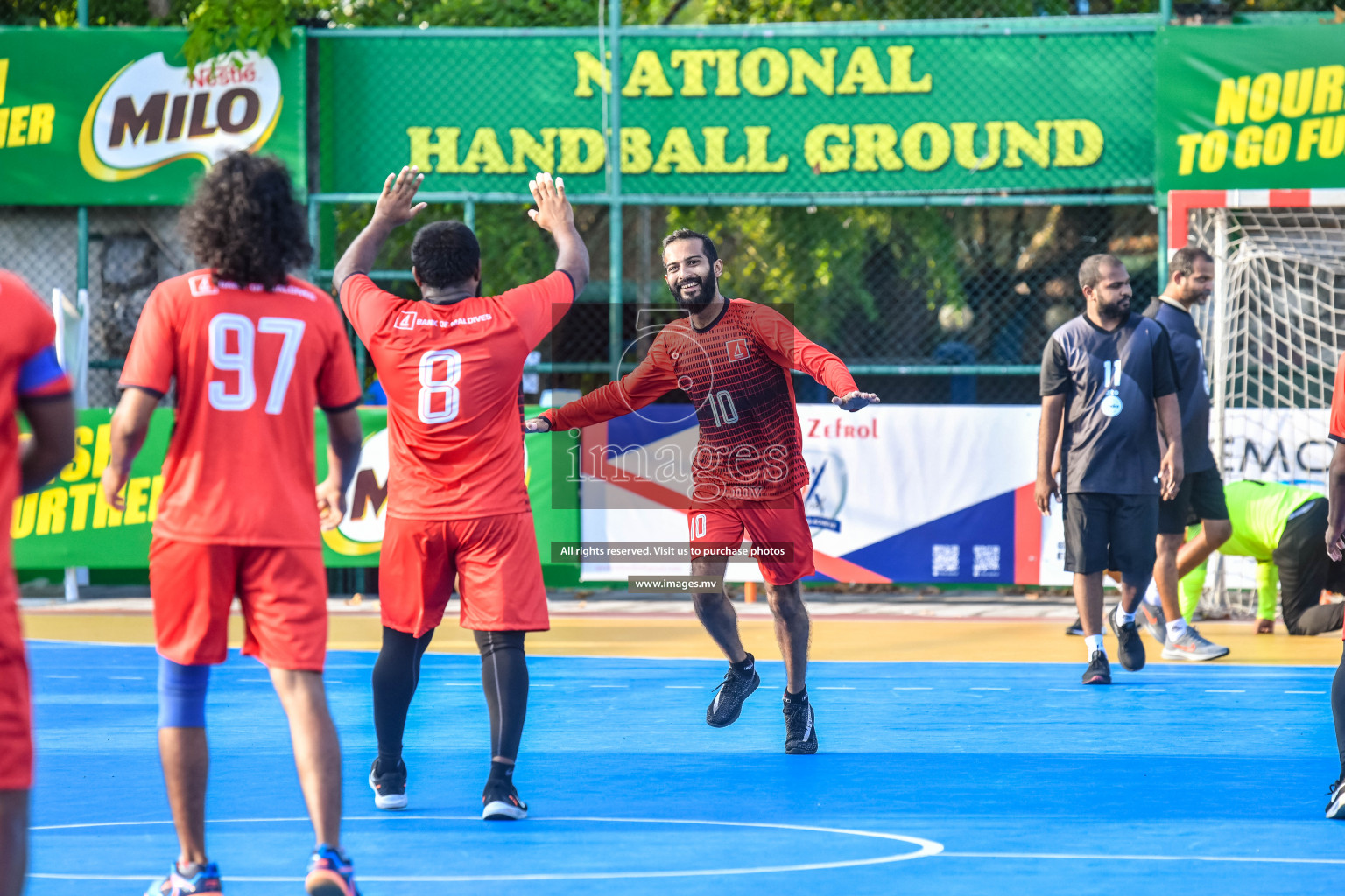 Day 8 of Milo 6th Inter Office Handball Tournament 2022 - Photos by Nausham Waheed