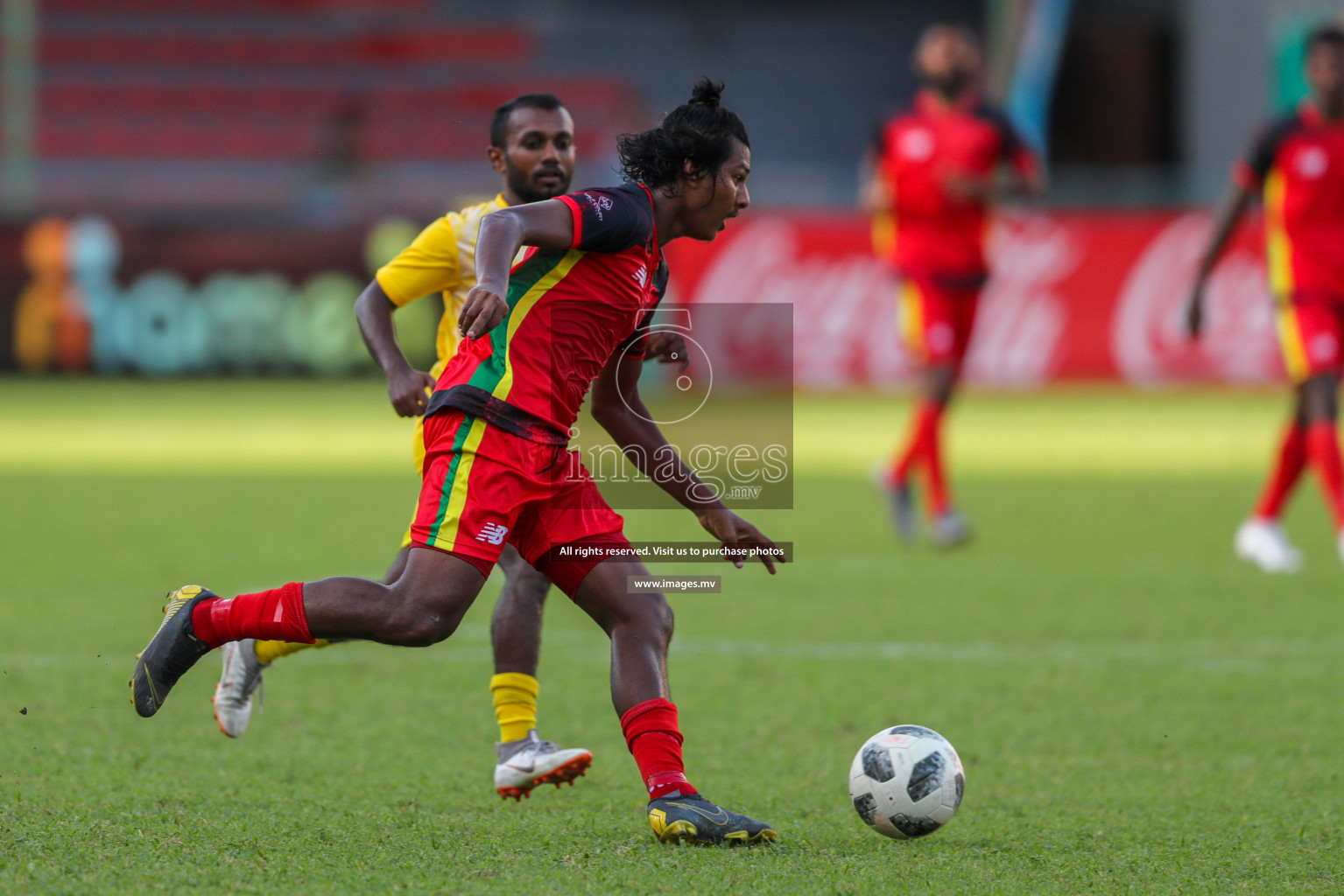 Victory SC vs Da Grande SC in Dhiraagu Dhivehi Premier League 2019 held in Male', Maldives on 24th June 2019 Photos: Shuadh Abdul Sattar/images.mv