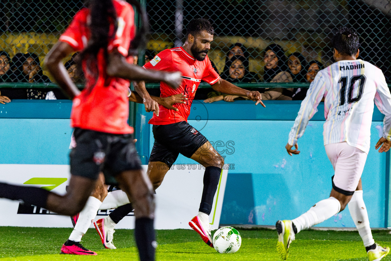 Ifhaams vs J Kovi Goani in Day 1 of Laamehi Dhiggaru Ekuveri Futsal Challenge 2025 was held on Thursday, 24th July 2025, at Dhiggaru Futsal Ground, Dhiggaru, Maldives Photos: Nausham Waheed / images.mv