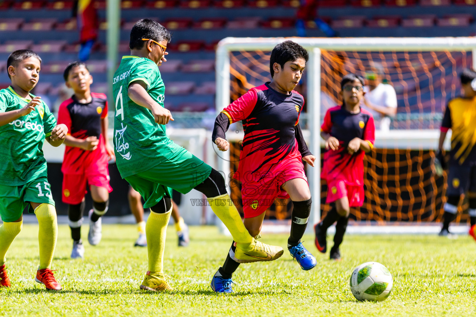 Day 1 of Under 10 MILO Academy Championship 2024 was held at National Stadium in Male', Maldives on Friday, 26th April 2024. Photos: Nausham Waheed / images.mv