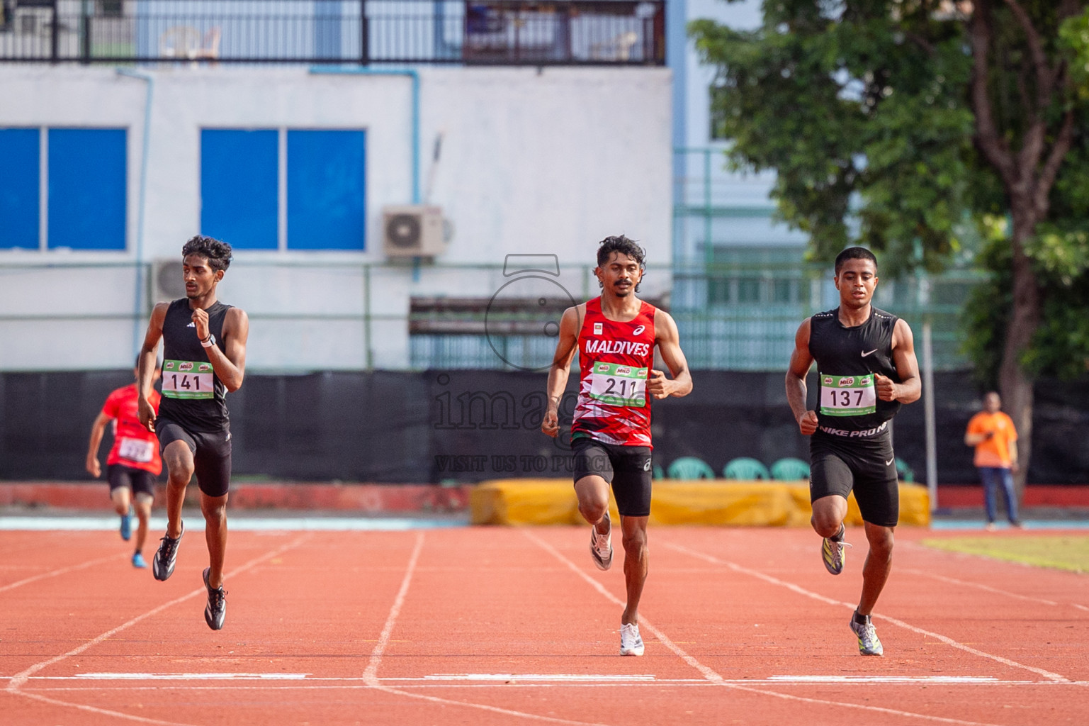 Day 2 of 33rd National Athletics Championship was held in Ekuveni Track at Male', Maldives on Friday, 6th September 2024. Photos: Shuu Abdul Sattar / images.mv