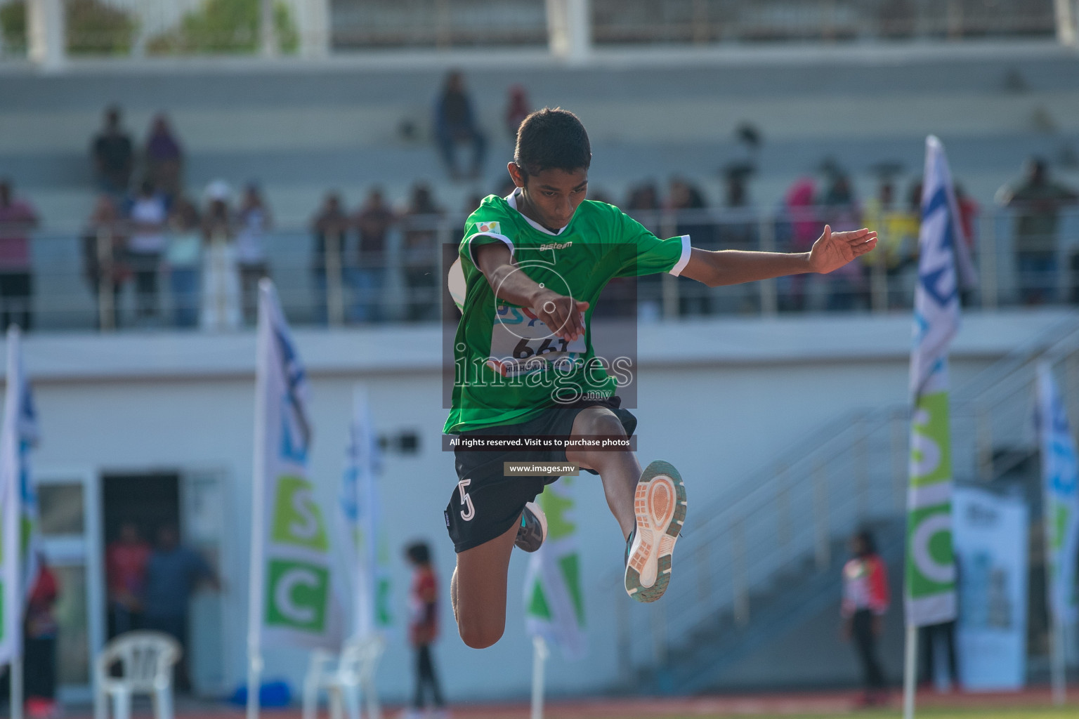 Day two of Inter School Athletics Championship 2023 was held at Hulhumale' Running Track at Hulhumale', Maldives on Sunday, 15th May 2023. Photos: Nausham Waheed / images.mv