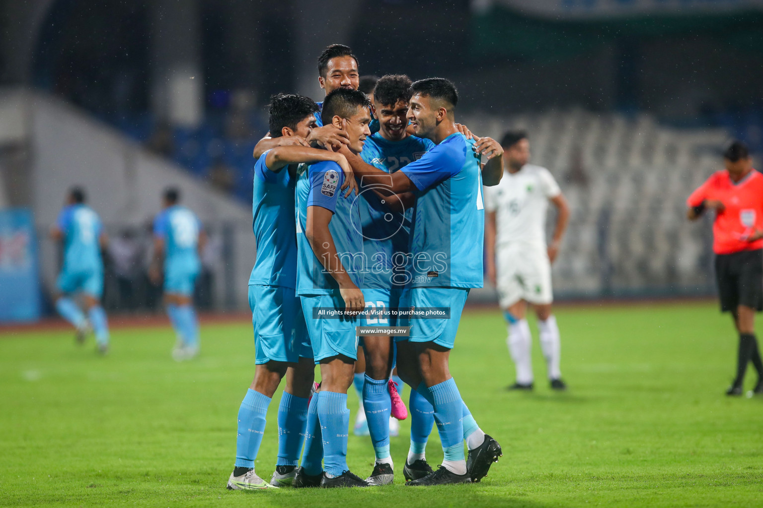 India vs Pakistan in the opening match of SAFF Championship 2023 held in Sree Kanteerava Stadium, Bengaluru, India, on Wednesday, 21st June 2023. Photos: Nausham Waheed / images.mv