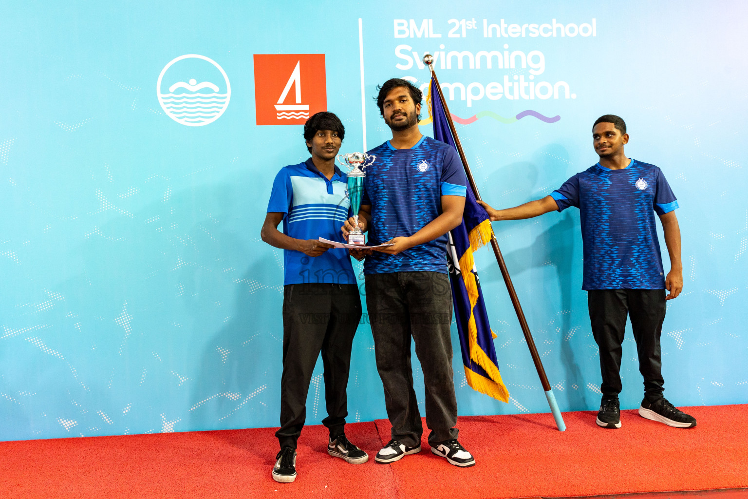 Closing Ceremony of BML 21st Interschool Swimming Competition 2025 .was held in Hulhumale' Swimming Pool, Hulhumale', Maldives on Saturday, 18th October 2025. 
Photos: Hassan Simah / images.mv
