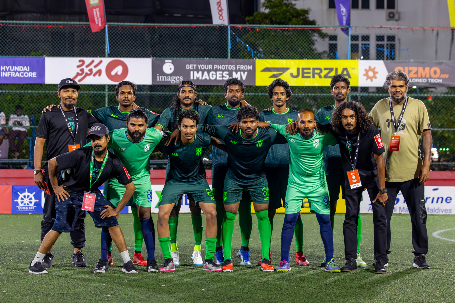 Hulhumale vs Machchangoalhi in Day 32 of Golden Futsal Challenge 2024, held on Saturday, 17th February 2024 in Hulhumale', Maldives 
Photos: Ismail Thoriq / images.mv