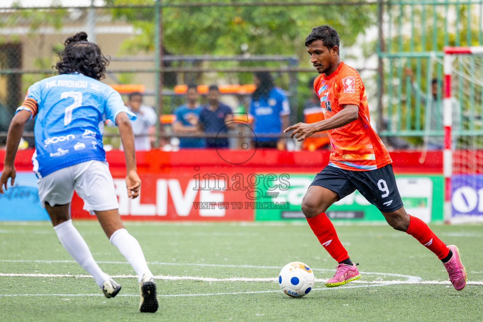 Sh Kanditheemu vs Sh Milandhoo in Day 21 of Golden Futsal Challenge 2025 was held on Saturday , 25th January 2025, in Hulhumale', Maldives.
Photos: Ismail Thoriq / images.mv