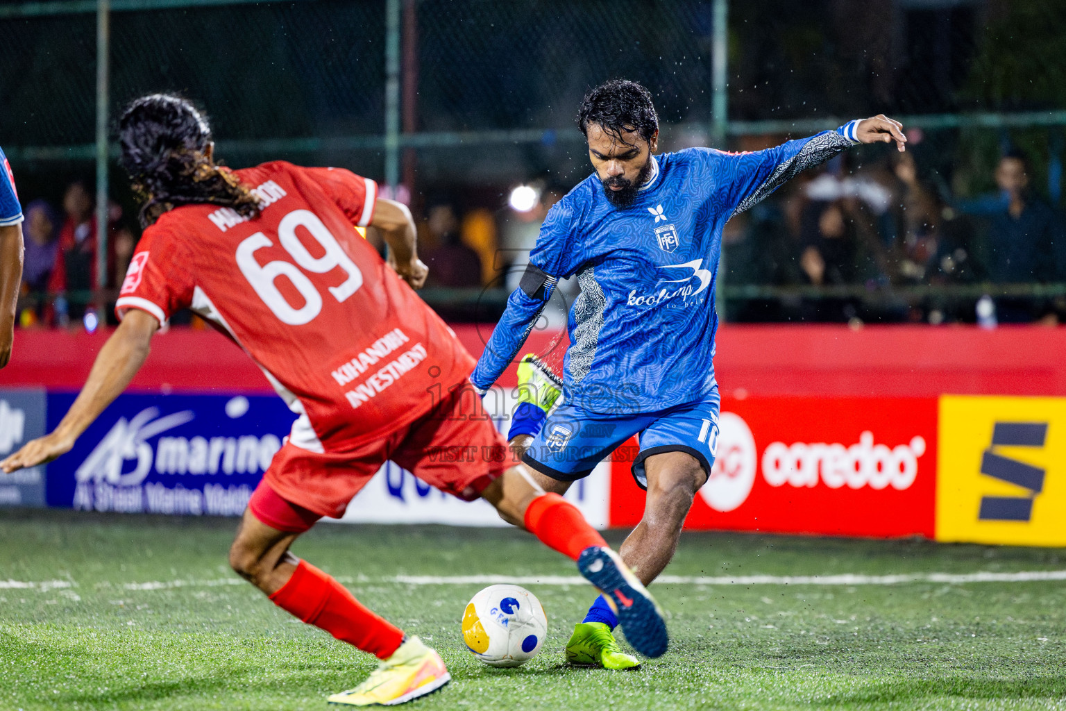 HA Kelaa VS HA Filladhoo in Day 9 of Golden Futsal Challenge 2025 was held on Monday, 13th January 2025, in Hulhumale', Maldives Photos: Nausham Waheed , Ismail Thoriq / images.mv