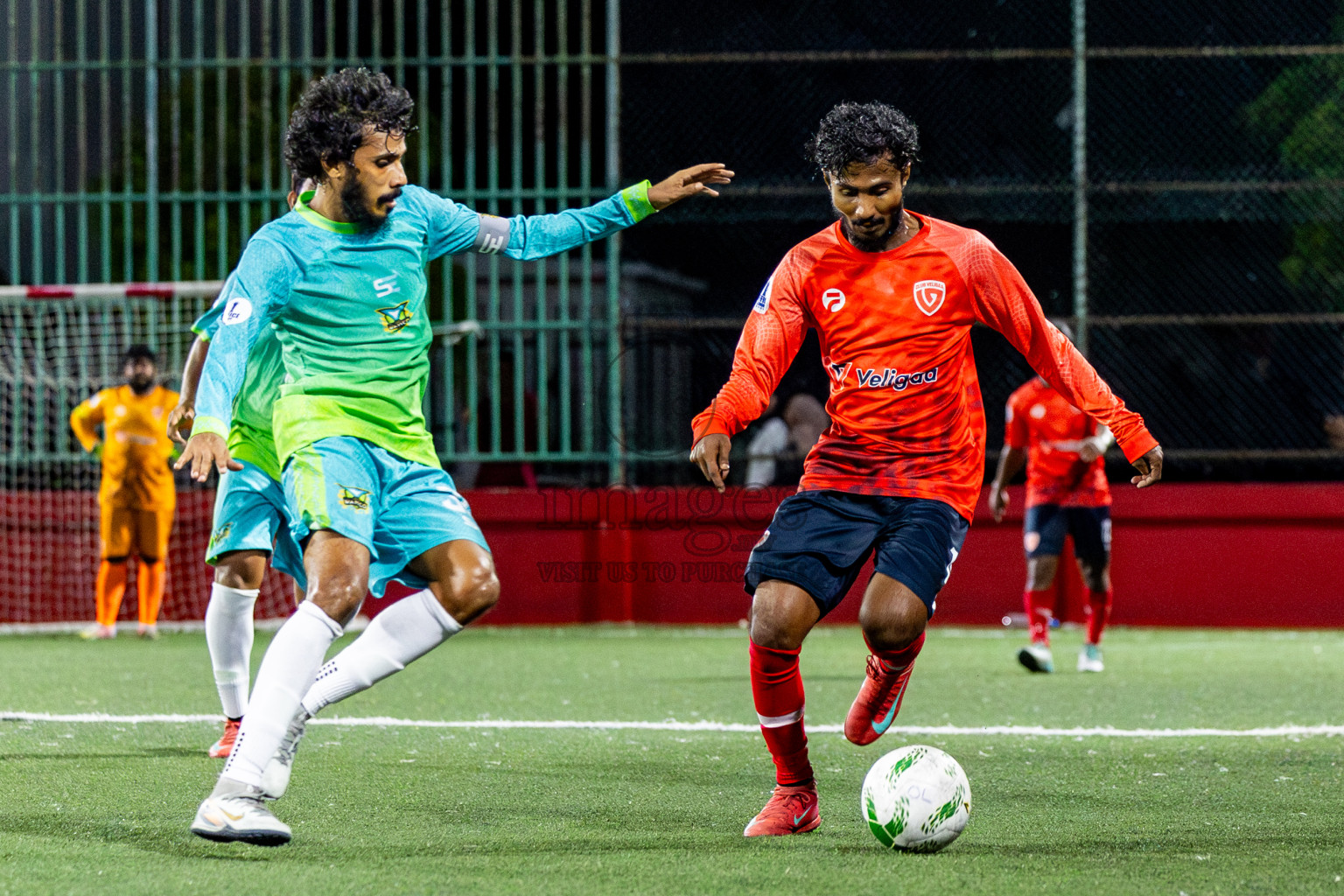 WAMCO vs Veliga in Day 10 of Office League 2025 was held on Friday, 25th April 2025 in Hulhumale', Maldives. Photos: Nausham Waheed / images.mv