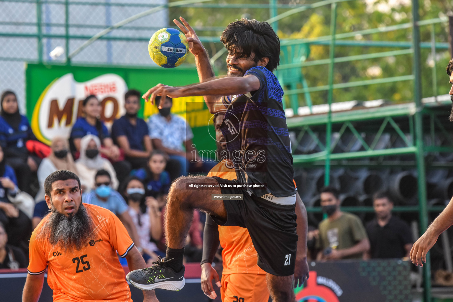 Day 4 of Milo 6th Inter Office Handball Tournament 2022 - Photos by  Nausham Waheed