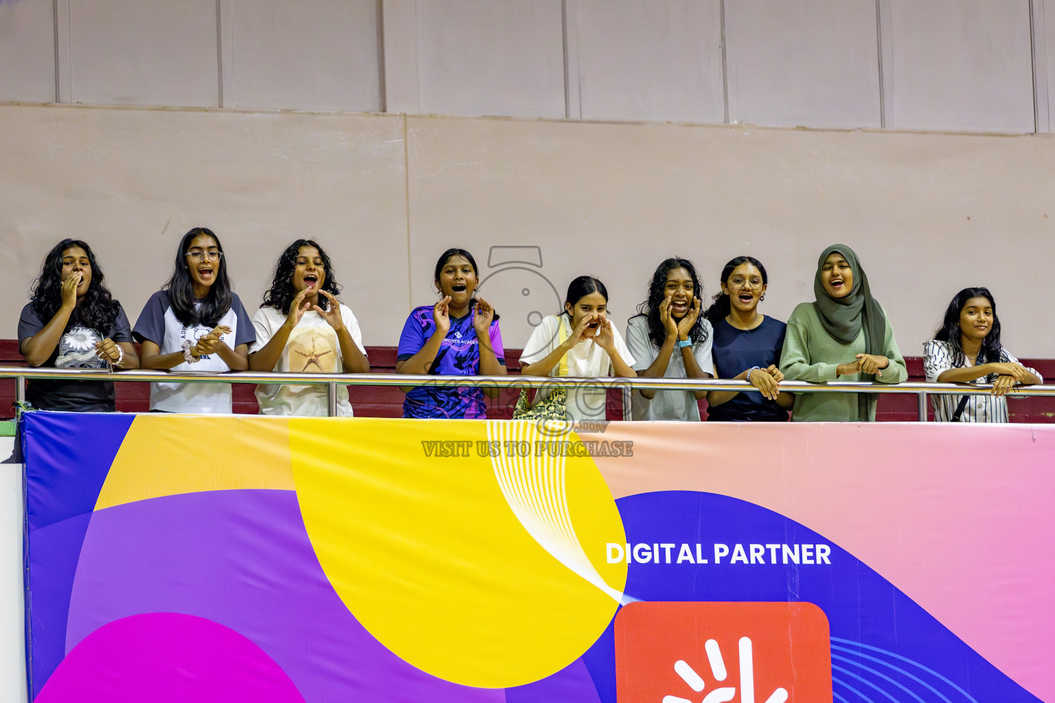 N Sports Academy A vs Fiontti Sports Club  in Day 3 of 3rd Netball Junior Championship, held at Social Center on Tuesday, 21st January 2025 . 
Photos: Hassan Simah / images.mv