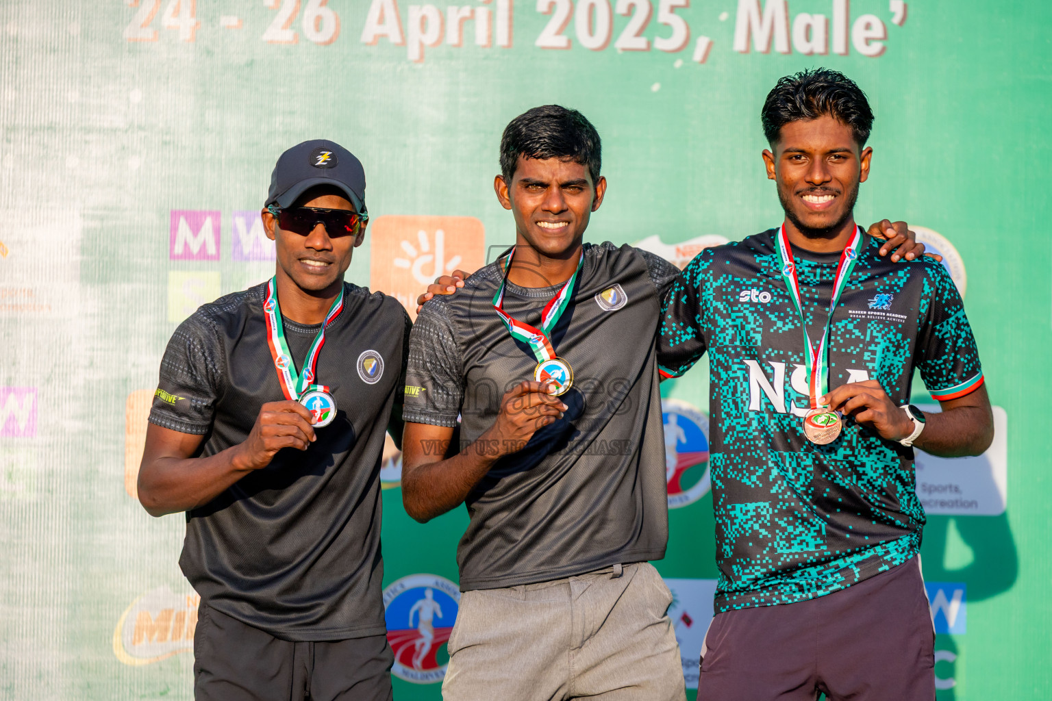 Day 3 of 12th Milo Association Championships was held in Ekuveni Track at Male', Maldives on Saturday, 26th April 2025. Photos: Nausham Waheed / images.mv