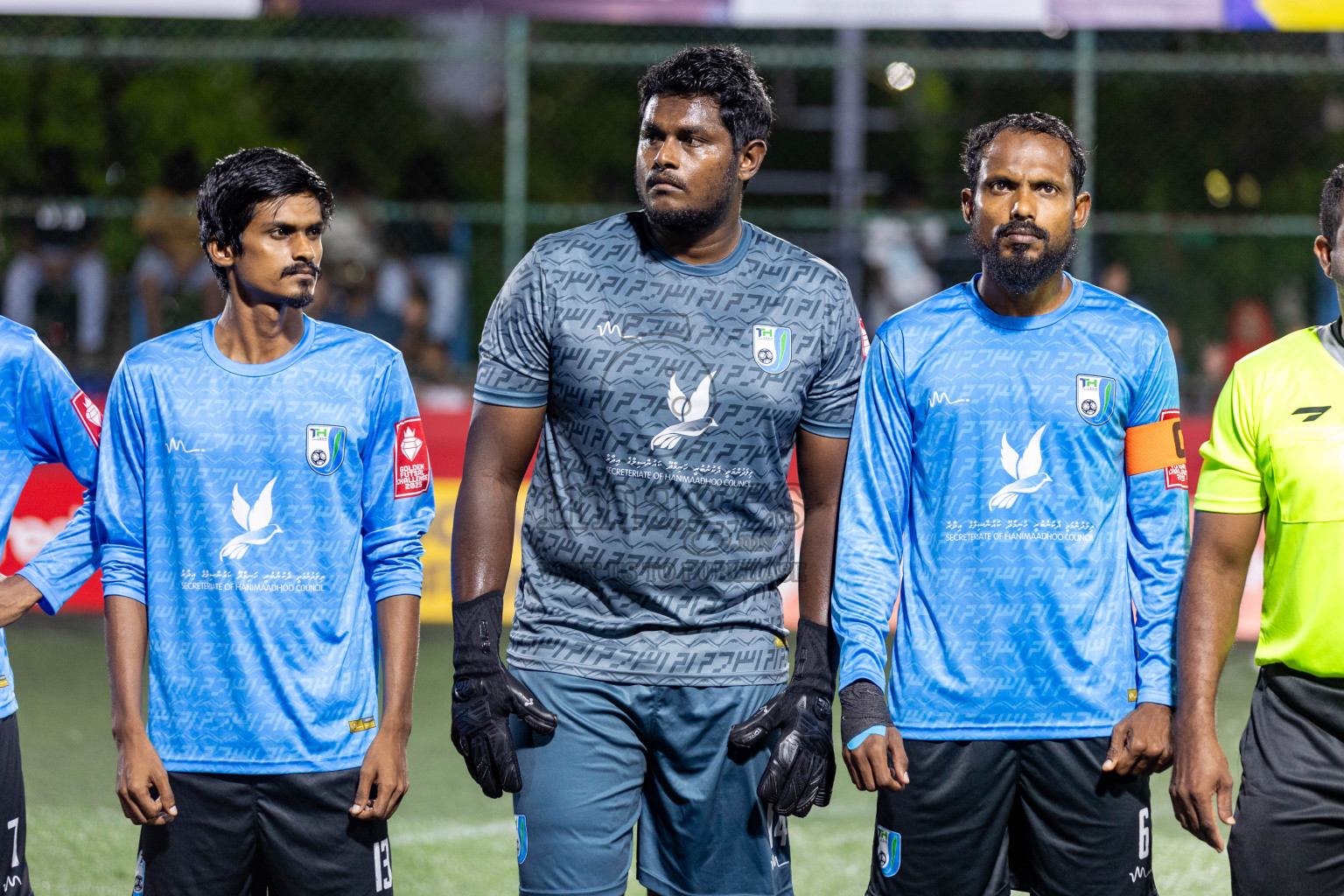 HDh Hanimaadhoo vs HDh Makunudhoo in Day 5 of Golden Futsal Challenge 2025 on Thursday, 9th January 2025, in Hulhumale', Maldives 
Photos: Hassan Simah / images.mv