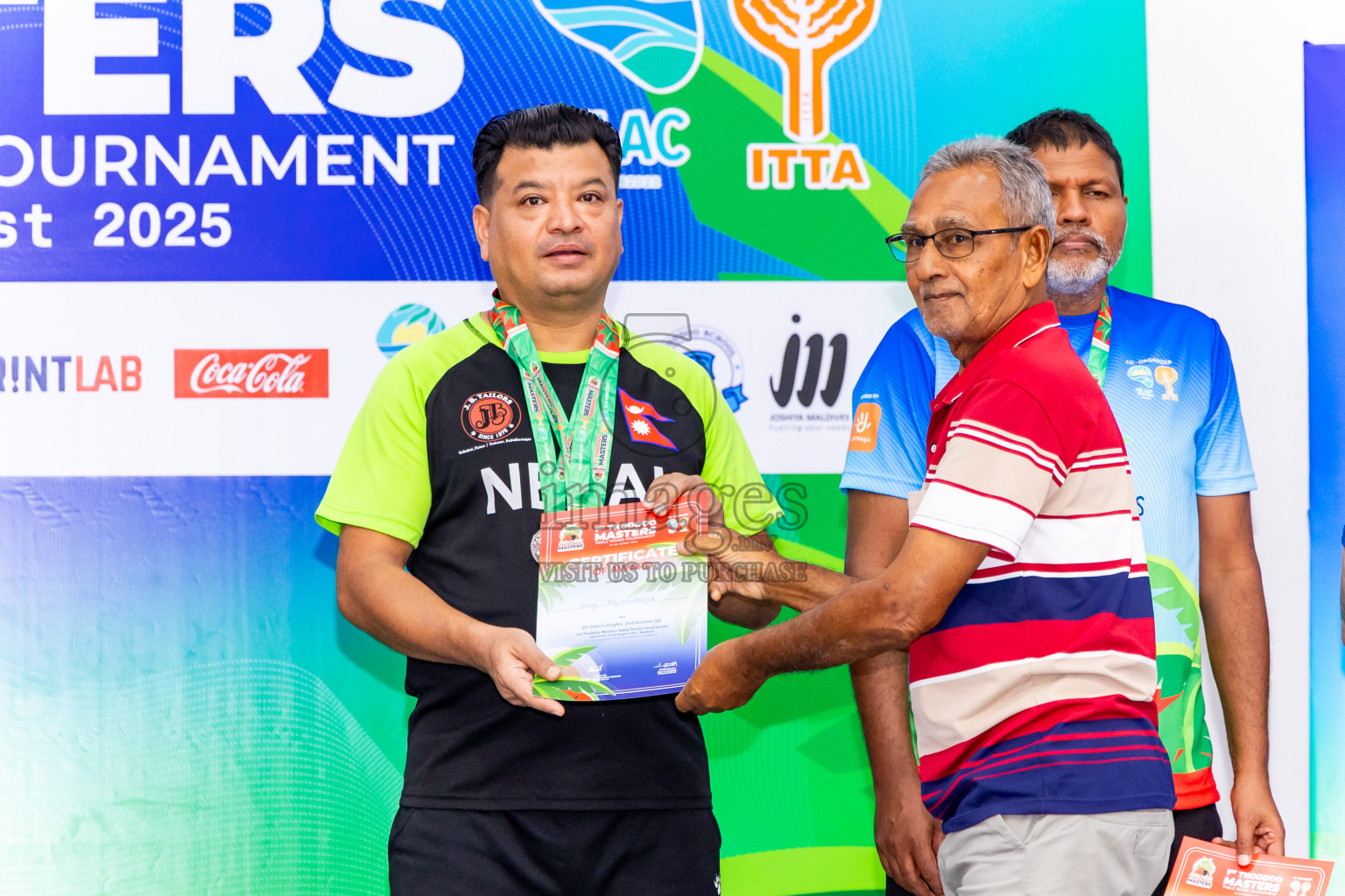 Day 4 of 1st Thoddoo Masters Table Tennis Tournament was held on Sunday, 24th August 2025 in AA Thoddoo, Maldives. Photos: Nausham Waheed / images.mv
