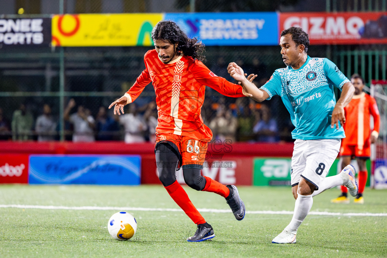 M Kolhufushi VS M Muli in Day 7 of Golden Futsal Challenge 2025 was held on Saturday, 11th January 2025, in Hulhumale', Maldives Photos: Nausham Waheed / images.mv