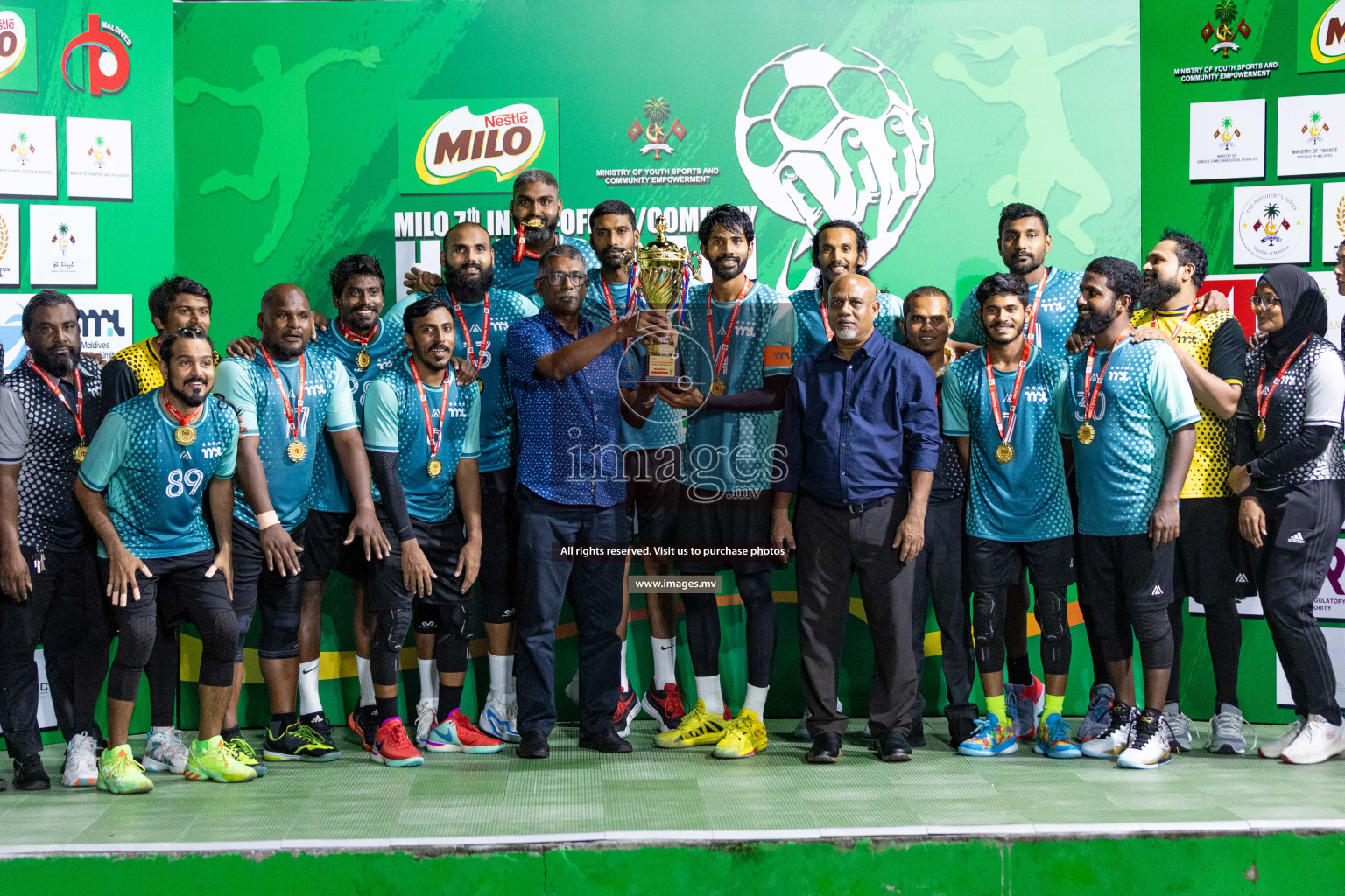 1st Division Final of 7th Inter-Office/Company Handball Tournament 2023, held in Handball ground, Male', Maldives on Monday, 24th October 2023 Photos: Nausham Waheed/ Images.mv