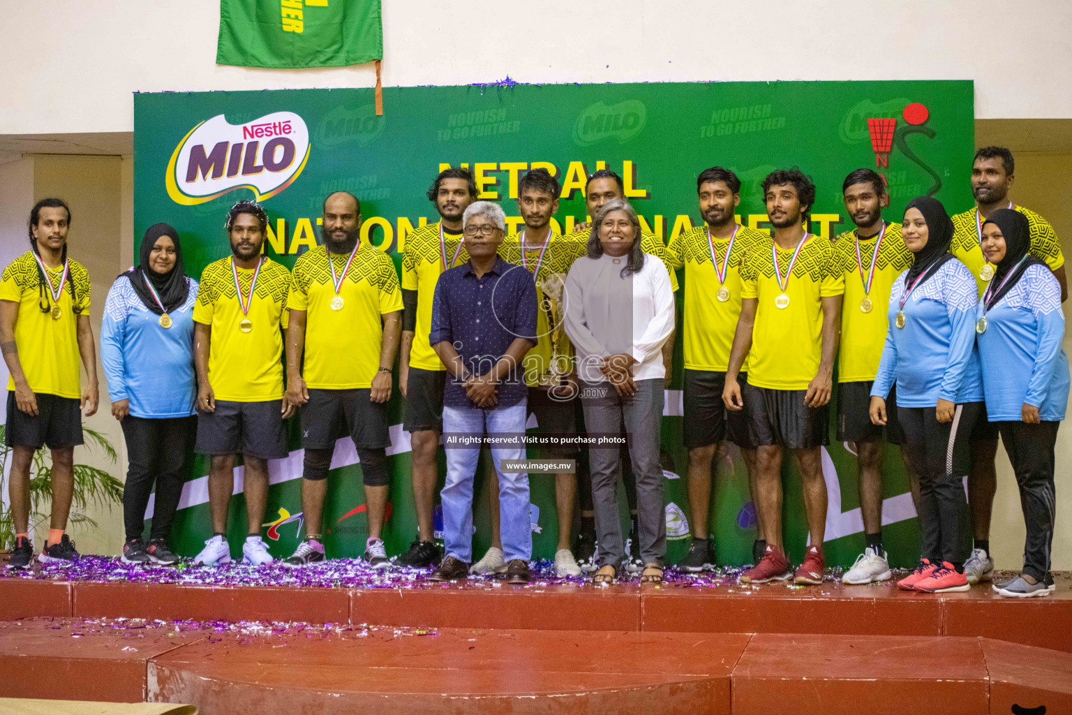 Kulhudhuffushi Youth & R.C vs Club Matrix in the Finals of Milo National Netball Tournament 2021 held on 4th December 2021 in Male', Maldives Photos: Ismail Thoriq / images.mv