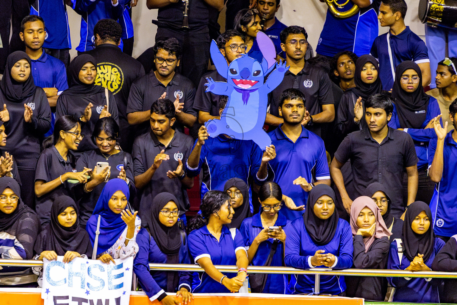 Finals of Interschool Volleyball Tournament 2024 was held in Social Center at Male', Maldives on Friday, 6th December 2024. Photos: Nausham Waheed / images.mv