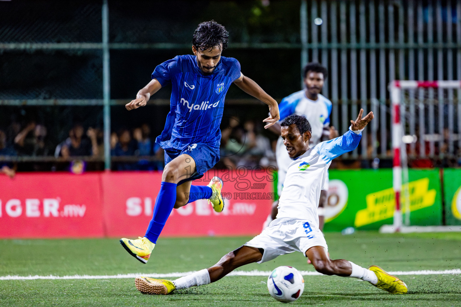 CLUB FEN vs TEAM ALLIED in Club Maldives Cup 2024 held in Rehendi Futsal Ground, Hulhumale', Maldives on Tuesday, 1st October 2024. Photos: Nausham Waheed / images.mv