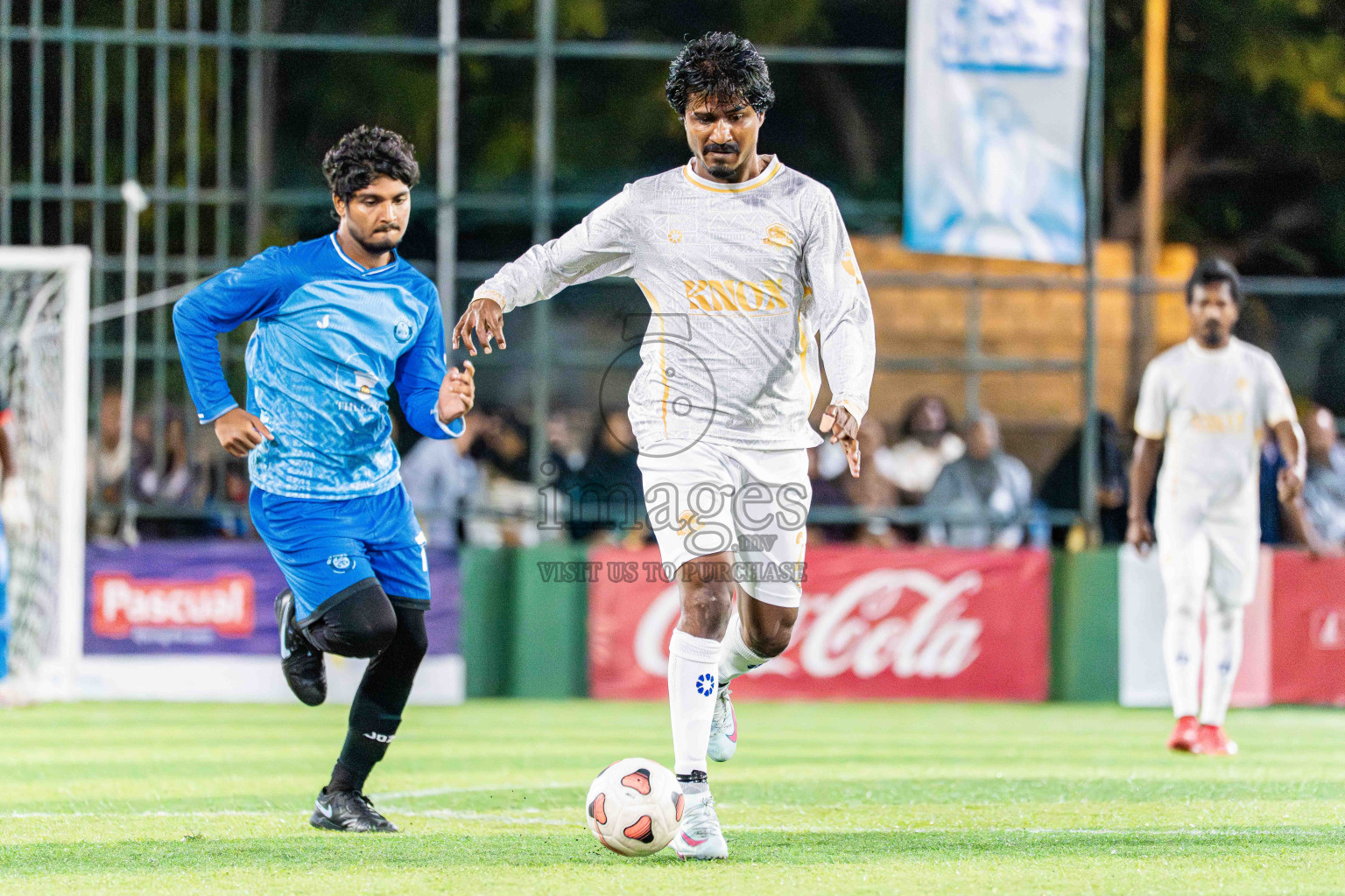 Kanmathi SC VS Kanmathi FC in Day 5 - Fonadhoo Youth Futsal Challenge 2025 held in Fonadhoo Futsal Stadium, L. Fonadhoo, Maldives on Thursday, 30th October 2025 Photos: Arif Rasheed / images.mv