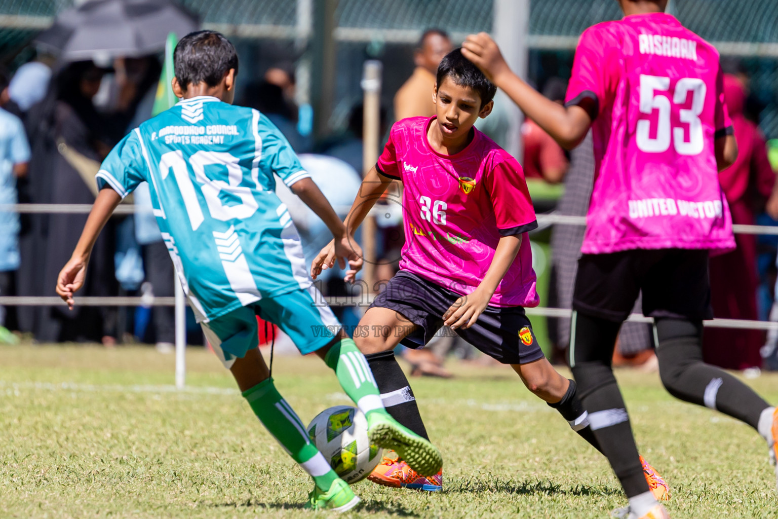 Day 2 of MILO Academy Championship 2025 (U-12) was held at Henveiru Stadium in Male', Maldives on Friday, 2nd May 2025. Photos: Nausham Waheed  / images.mv