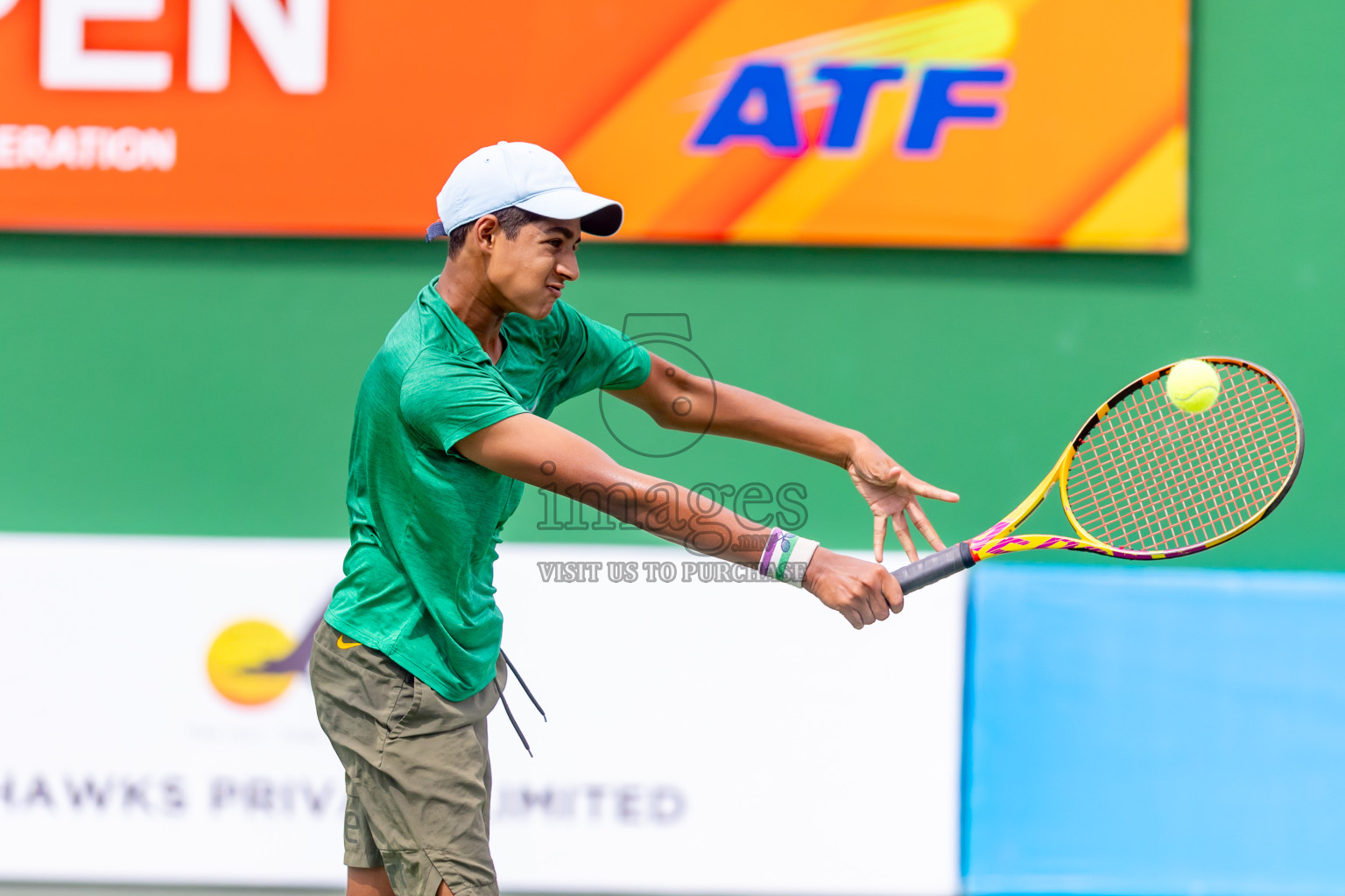Day 7 of ATF Maldives Junior Open Tennis was held in Male' Tennis Court, Male', Maldives on Wednesday, 18th December 2024. Photos: Nausham Waheed/ images.mv