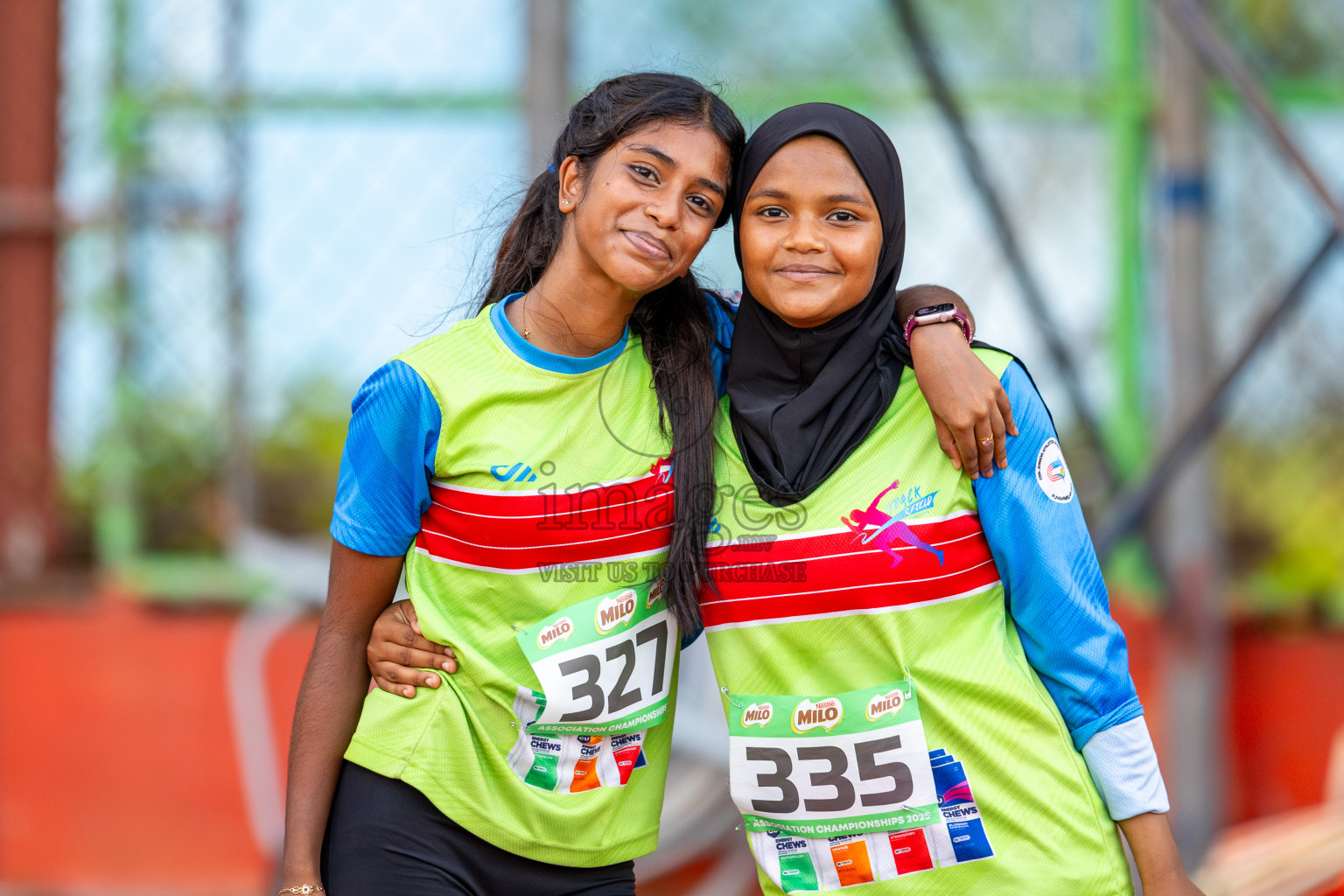 Day 2 of 12th Milo Association Championships was held in Ekuveni Track at Male', Maldives on Friday, 25th April 2025. Photos: Ismail Thoriq / images.mv