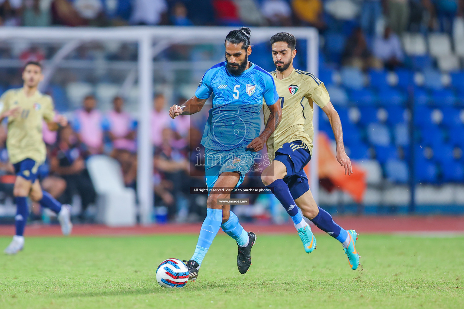 India vs Kuwait in SAFF Championship 2023 held in Sree Kanteerava Stadium, Bengaluru, India, on Tuesday, 27th June 2023. Photos: Nausham Waheed/ images.mv