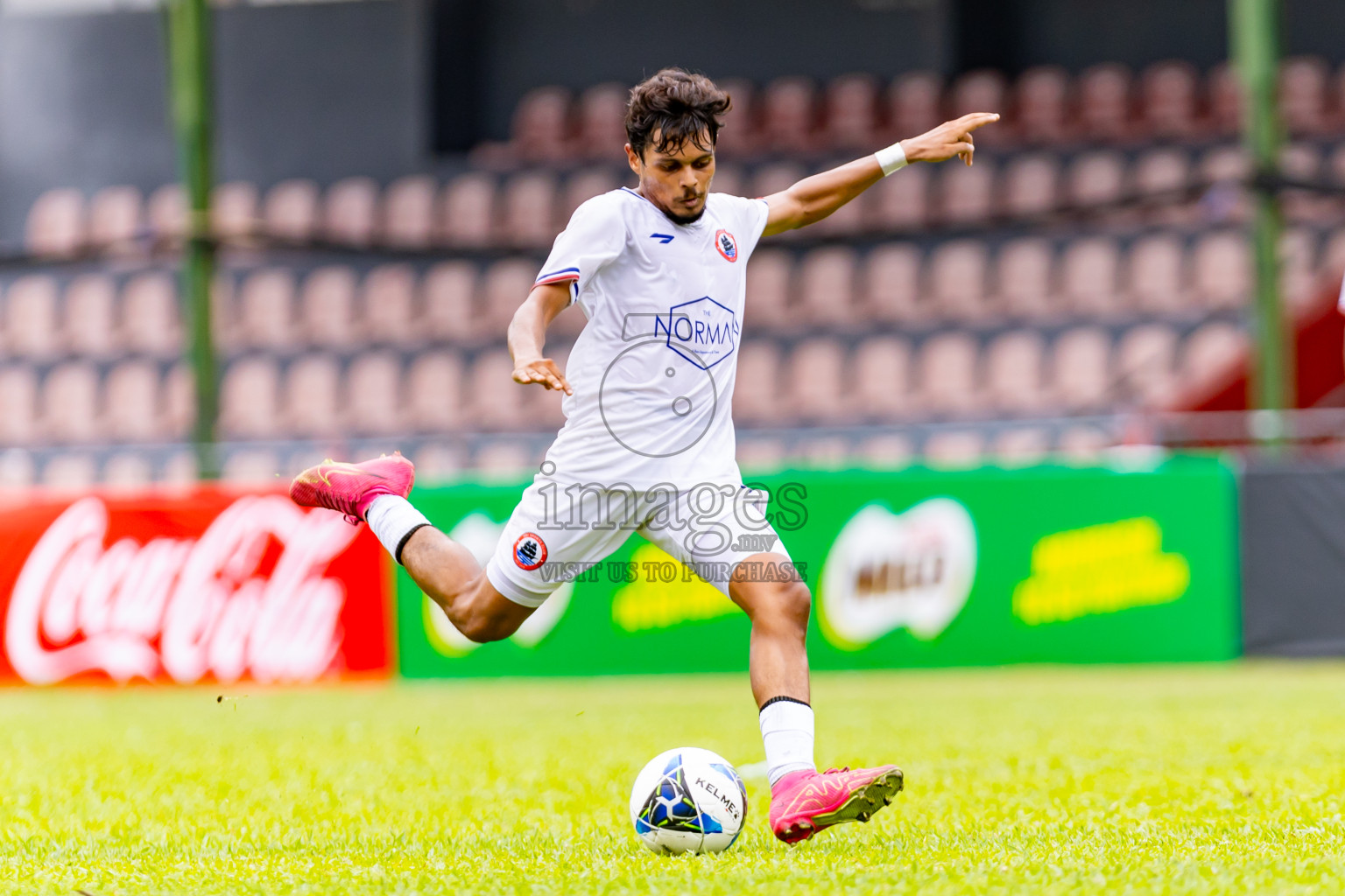 TC Sports Club vs Ode Sports Club in day 1 of Under 19 Youth Championship 2024 was held at National Stadium in Male', Maldives on Sunday, 9th June 2024. Photos: Nausham Waheed / images.mv