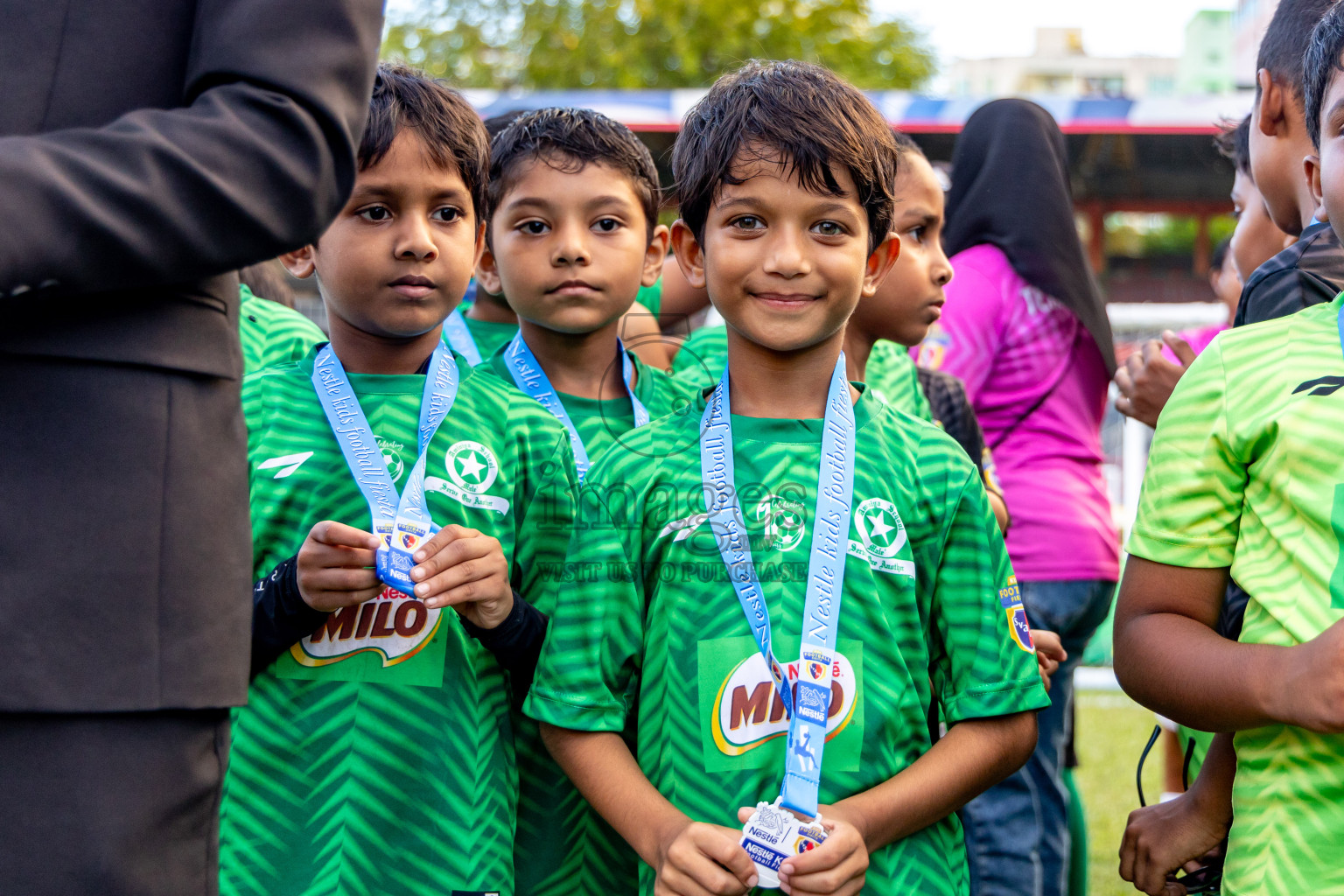 Day 2 of MILO Kids Football Fiesta was held at National Stadium in Male', Maldives on Saturday, 24th February 2024.