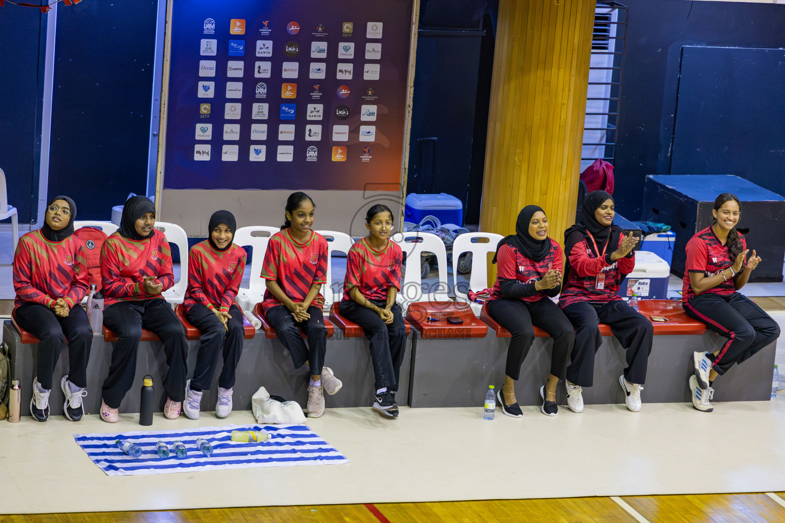Day 15 of 26th Inter-School Netball Tournament 2025 was held in Social Center Indoor Hall on Thursday, 6th November 2025. Photos: Areef Adam / images.mv