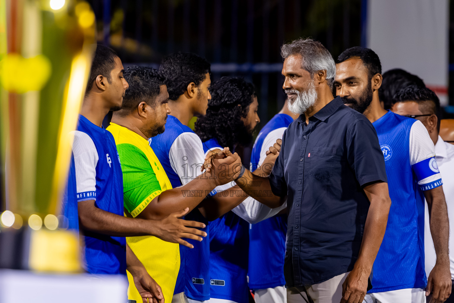 Eydhafushi vs Hithaadhoo in the finals of Better in Baa Futsal Fiesta 2025 Men's division held in B. Eydhafushi, Maldives on Monday, 17th November 2025. Photos: Nausham Waheed / images.mv