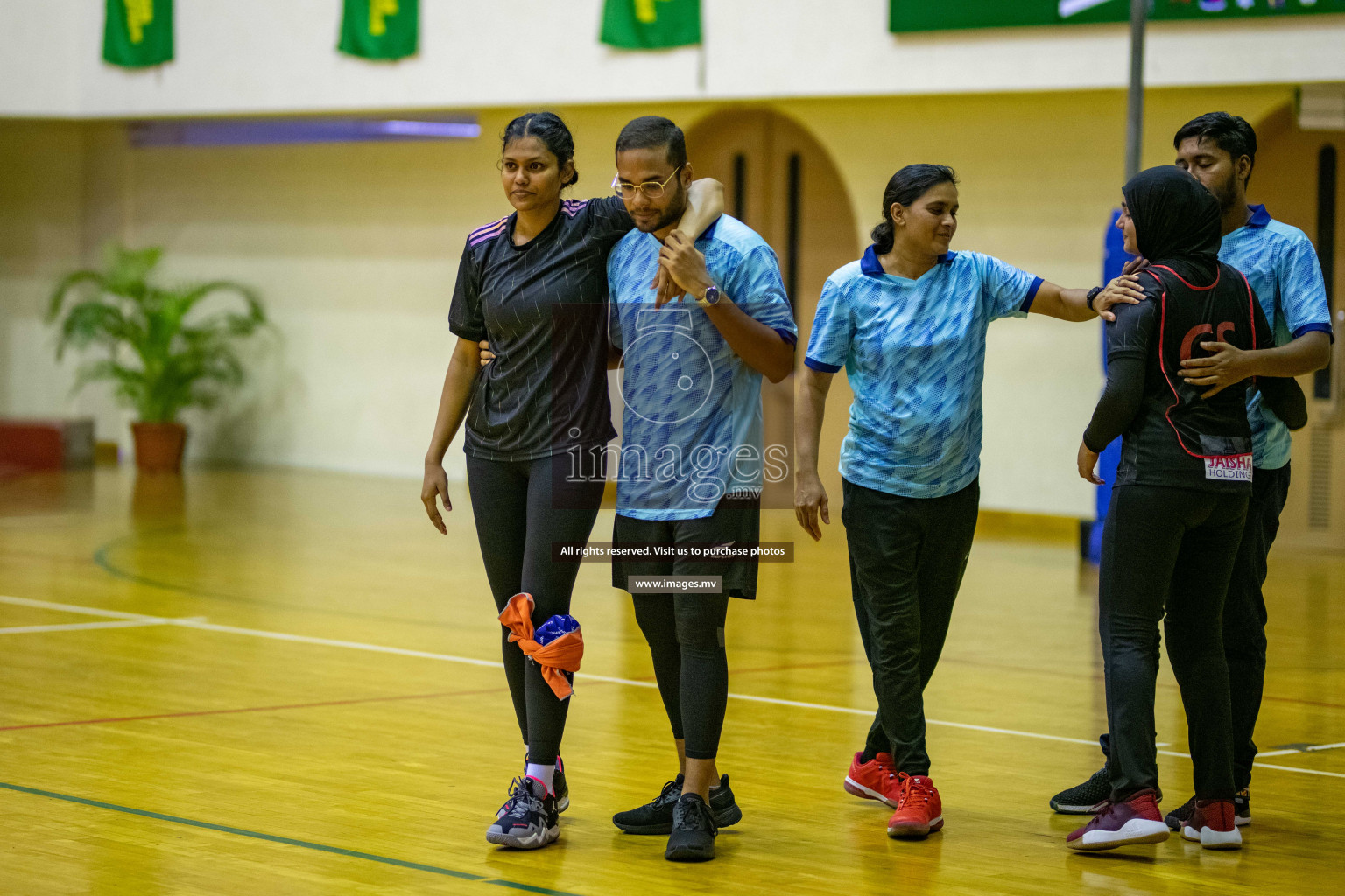 Kulhudhuffushi Youth & R.C vs Club Green Streets in the Finals of Milo National Netball Tournament 2021 (Women's) held on 5th December 2021 in Male', Maldives Photos: Ismail Thoriq / images.mv