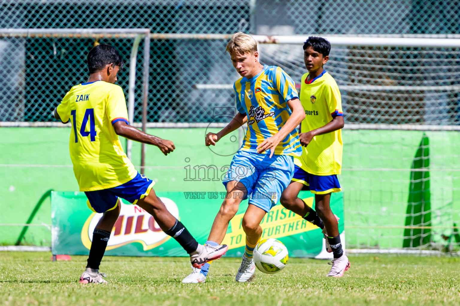 Day 1 of MILO Academy Championship 2024 held in Henveyru Stadium, Male', Maldives on Thursday, 31st October 2024. Photos by Nausham Waheed / Images.mv