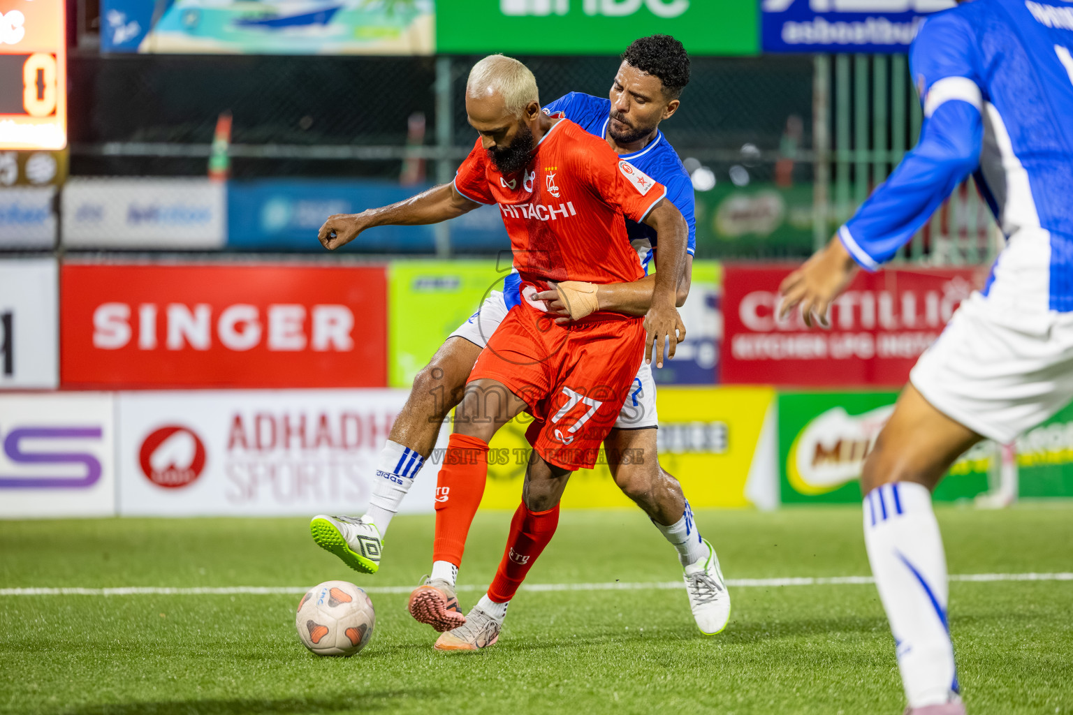 STO vs CRC in Day 4 of Club Maldives Cup 2025 was held in Rehendi Futsal Ground, Hulhumale', Maldives on Thursday, 2nd October 2025. Photos: Mohamed Mahfooz Moosa / images.mv