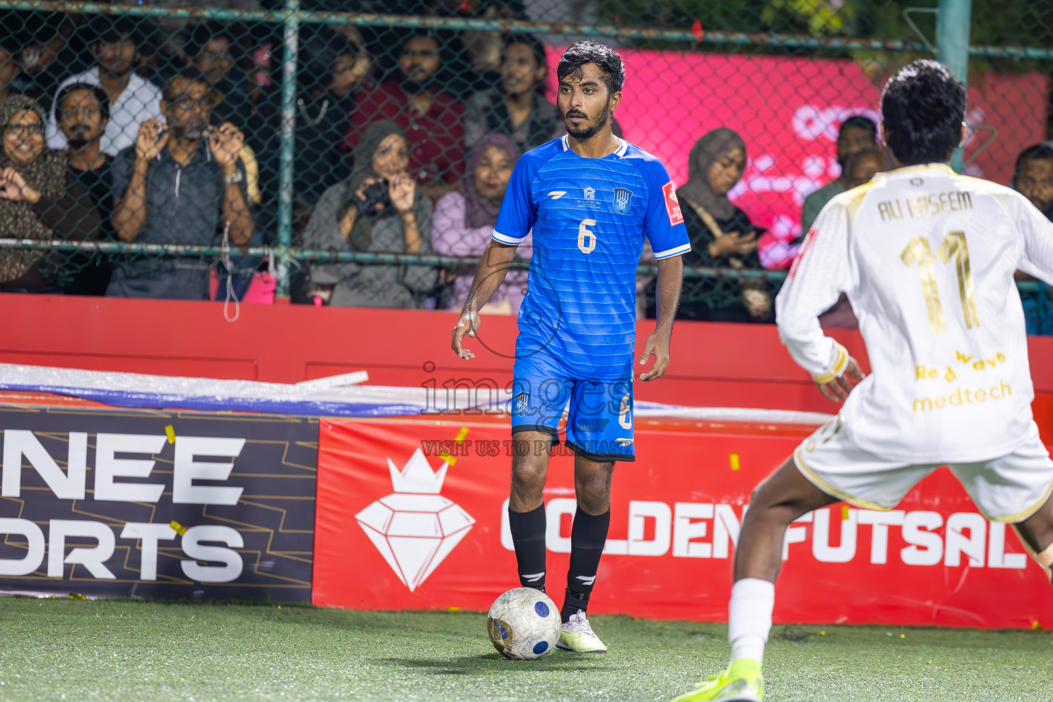 B Eydhafushi vs Lh Kurendhoo in Zone Round on Day 31 of Golden Futsal Challenge 2025 was held on Tuesday, 4th February 2025, in Hulhumale', Maldives.
Photos: Ismail Thoriq / images.mv