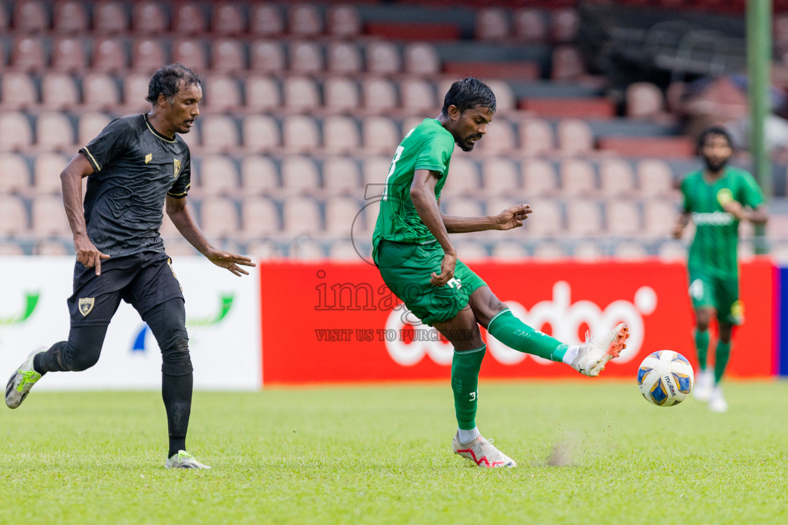 Maziya Sports & Recreation vs Club Eagles in the final of Dhivehi Premier League 2023 , held in National Football Stadium, Male', Maldives Photos: Nausham Waheed/ Images.mv