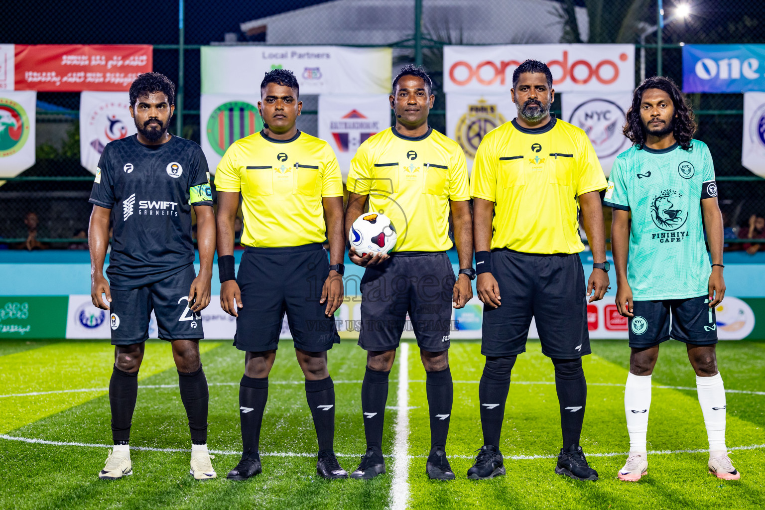 Much Black vs Naalaafushi YC in Day 1 of Laamehi Dhiggaru Ekuveri Futsal Challenge 2024 was held on Friday, 26th July 2024, at Dhiggaru Futsal Ground, Dhiggaru, Maldives Photos: Nausham Waheed / images.mv