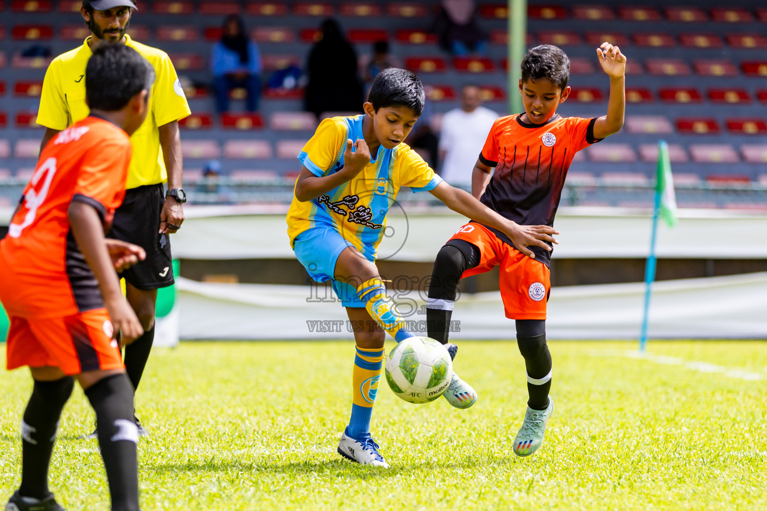 Day 2 of Under 10 MILO Academy Championship 2024 was held at National Stadium in Male', Maldives on Saturday, 27th April 2024. Photos: Nausham Waheed / images.mv