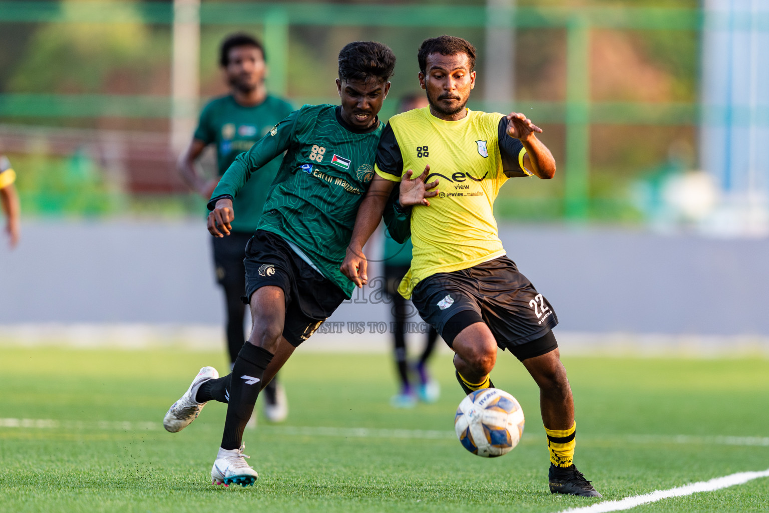 Baburu SC vs Kanmathi Juniors from Semi Final of Manadhoo Council Cup 2024 in N Manadhoo Maldives on Sunday, 25th February 2023. Photos: Nausham Waheed / images.mv