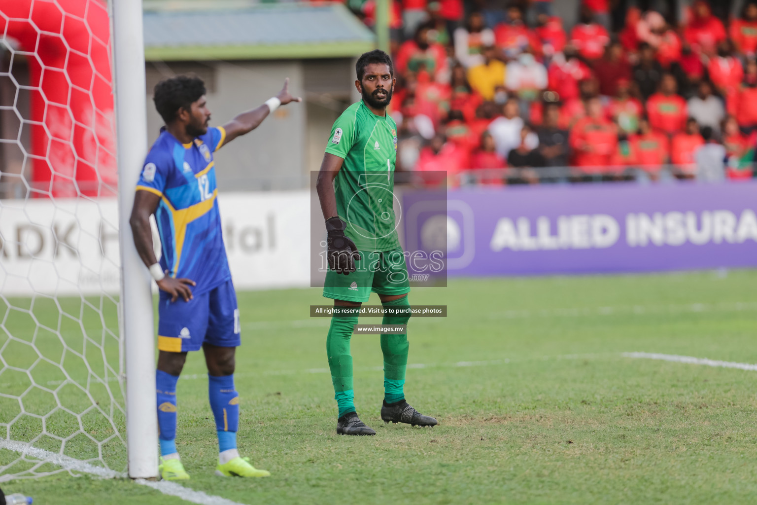 Maldives vs Sri Lanka in SAFF Championship 2021 held on 10th October 2021 in Galolhu National Stadium, Male', Maldives