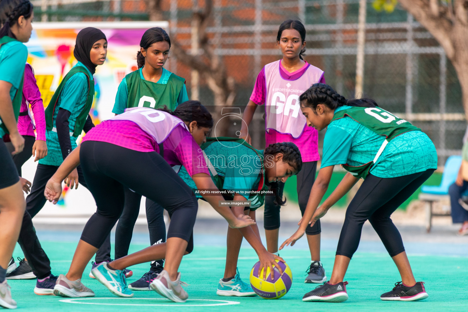 Junior Netball Championship 2022 - Under 14 Final U14 final of Junior Netball Championship 2022 held in Male', Maldives on Friday, 18th March 2022. Photos by Ismail Thoriq