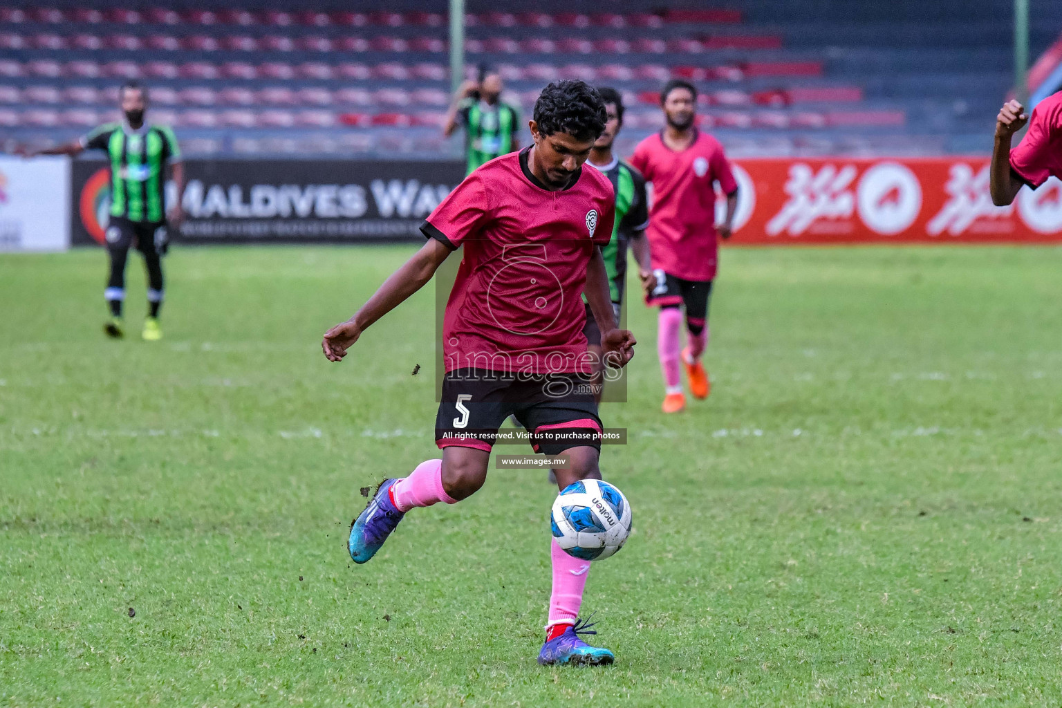 JJ Sports Club vs Capital City Sports Club  in the 2nd Division 2022 on 30thJuly 2022, held in National Football Stadium, Male', Maldives Photos: Nausham Waheed / Images.mv