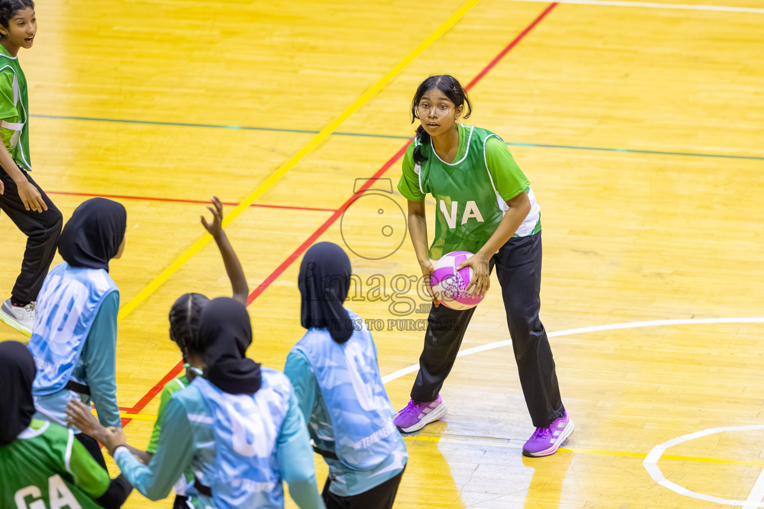 Day 13 of 26th Inter-School Netball Tournament 2025 was held in Social Center Indoor Hall on Saturday, 1st November 2025. Photos: Ismail Thoriq / images.mv