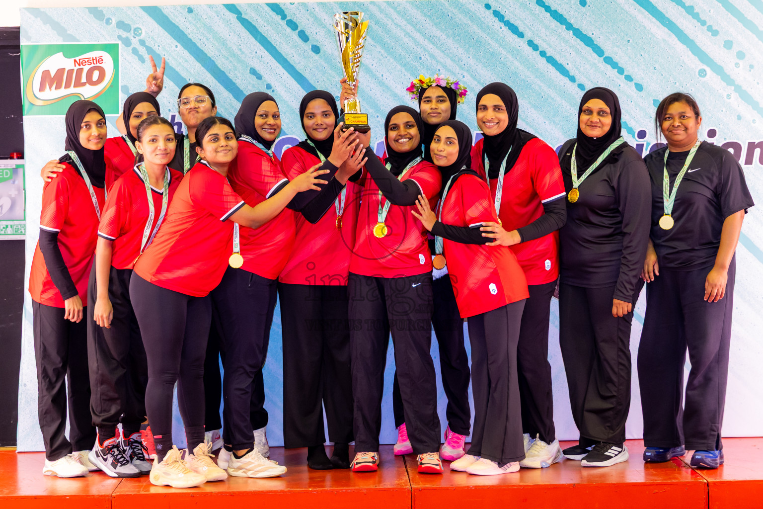 Final of 25th MILO Netball Association Championship 2026 was held in Social Center Indoor Hall on Thursday, 21st May 2026. Photos: Nausham Waheed / images.mv